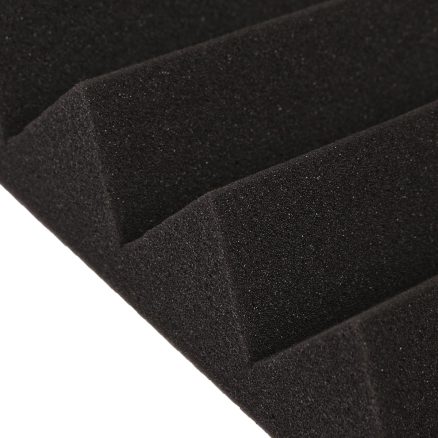 6Pcs 30x30x5cm Wedge Sound Insulation Studio Foam Red/Black 5