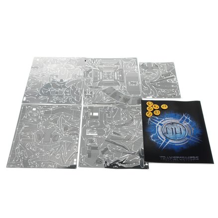 YM-N033 165*95*175mm MU DIY Jigsaw Puzzle Toy 3D Metal Stainless Steel Autorobot Kit Kids Gift 6