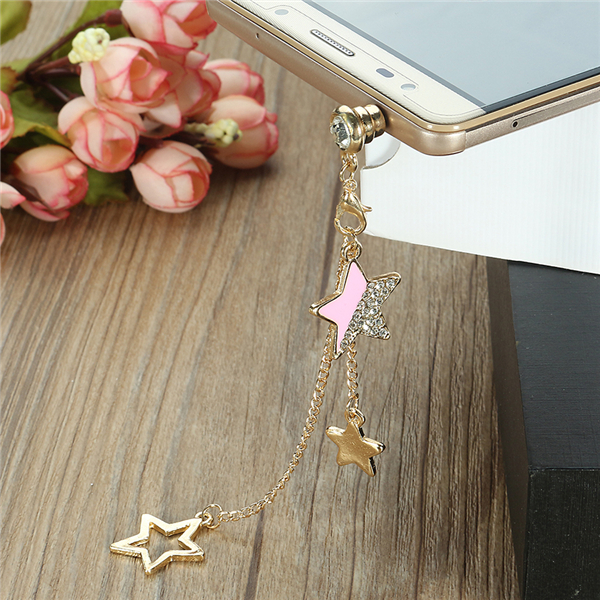 Universal 3.5mm Stars Decoration Dirtproof Plug for Samsung Xiaomi HUAWEI Non-original 3 Universal 3.5mm Stars Decoration Dirtproof Plug for Samsung Xiaomi HUAWEI Non-original - Image 3