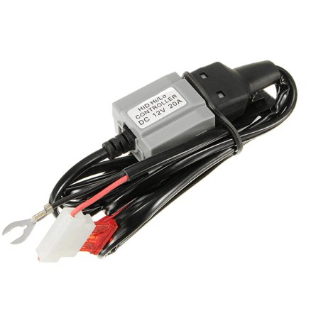 DC 12V 20A Motorcycle Xenon Lamp HID Controller High/Low Light Stabilizer Harness Wiring 3
