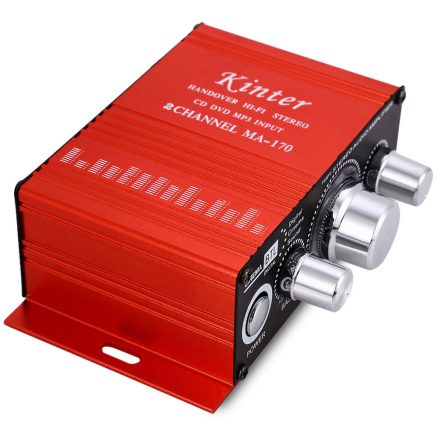 Kinter MA-170 Mini 12V 20W Hi-Fi Stereo Amplifier Booster DVD MP3 Speaker 3