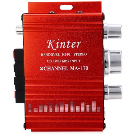 Kinter MA-170 Mini 12V 20W Hi-Fi Stereo Amplifier Booster DVD MP3 Speaker 4