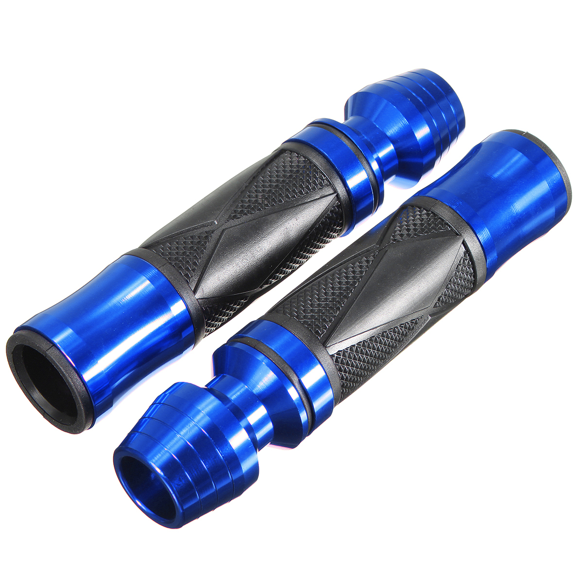 7/8inch Pair Universal Handlebar Rubber Hand Grips Motorcycle Sports Bike Aluminum 7 7/8inch Pair Universal Handlebar Rubber Hand Grips Motorcycle Sports Bike Aluminum - Image 7