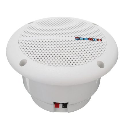 1 Pair Waterproof Marine Boat Ceiling Speakers Kitchen Bathroom Water Resistant 2