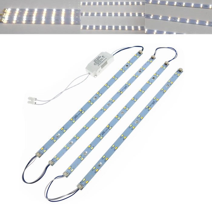 24W SMD5730 LED Bar Rigid Light with Power Driver Pure White+Warm White AC165-250V 1 24W SMD5730 LED Bar Rigid Light with Power Driver Pure White+Warm White AC165-250V