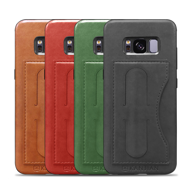 Bakeey?„? PU Leather Kickstand Card Slot Magnetic Cover Case for Samsung Galaxy S8 5.8 Inch 7 Bakeey?„? PU Leather Kickstand Card Slot Magnetic Cover Case for Samsung Galaxy S8 5.8 Inch - Image 7