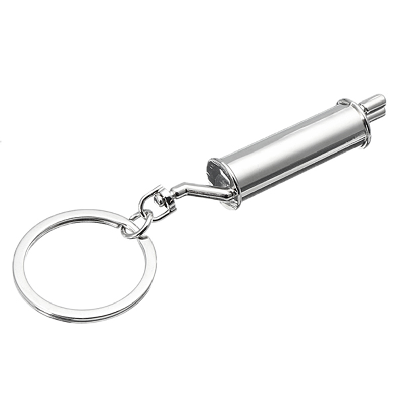 Car Exhaust Pipe Shape Key Chain For Car Key Door Key 1