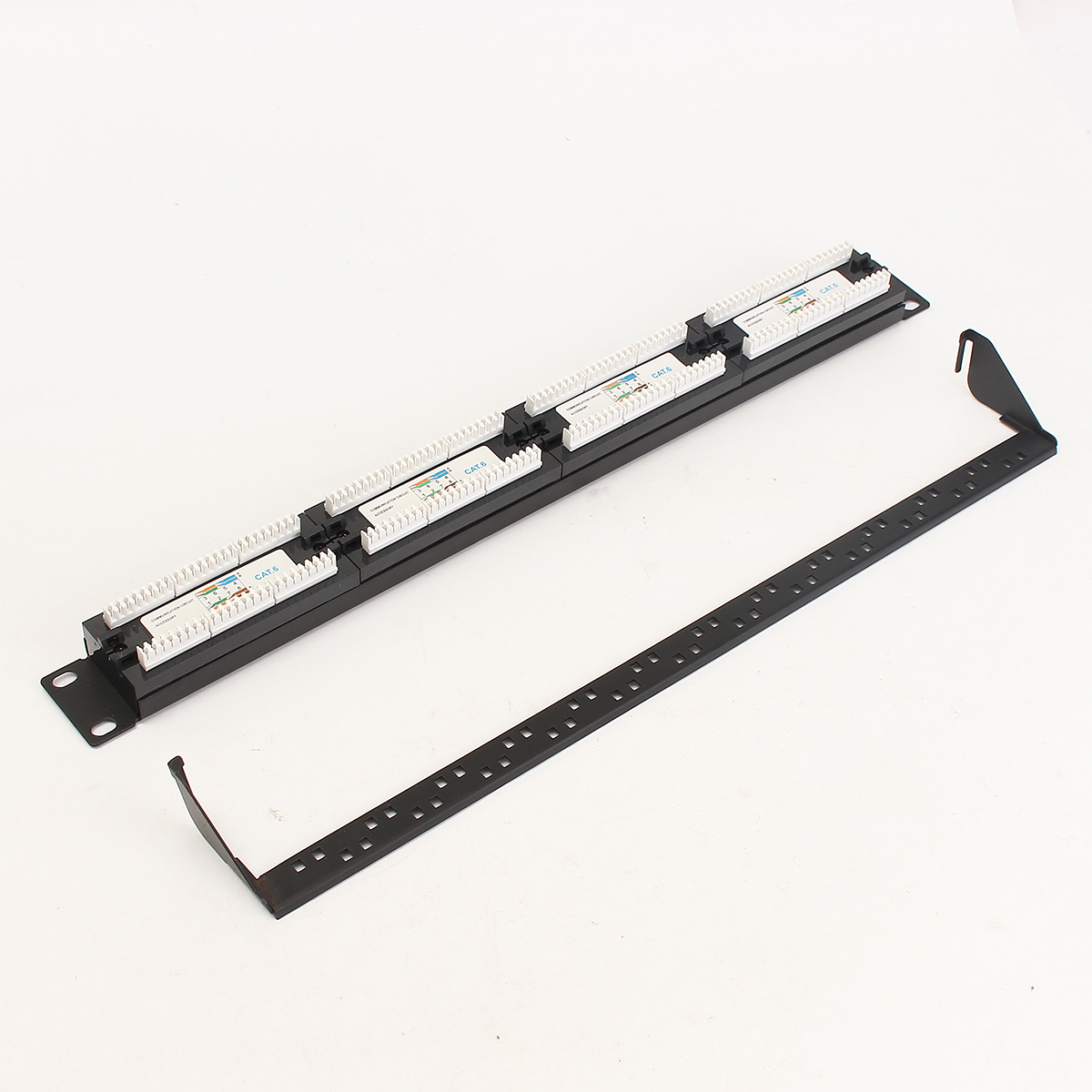CAT 6 24 Port Ethernet Network LAN Adapter Connector CablE Mount Bracket 7 CAT 6 24 Port Ethernet Network LAN Adapter Connector CablE Mount Bracket - Image 7
