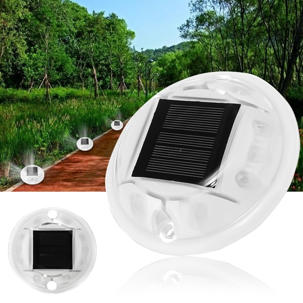 Solar Powered 10 LED Light Driveway Road Path Step Dock Outdoor Security Lamp 2