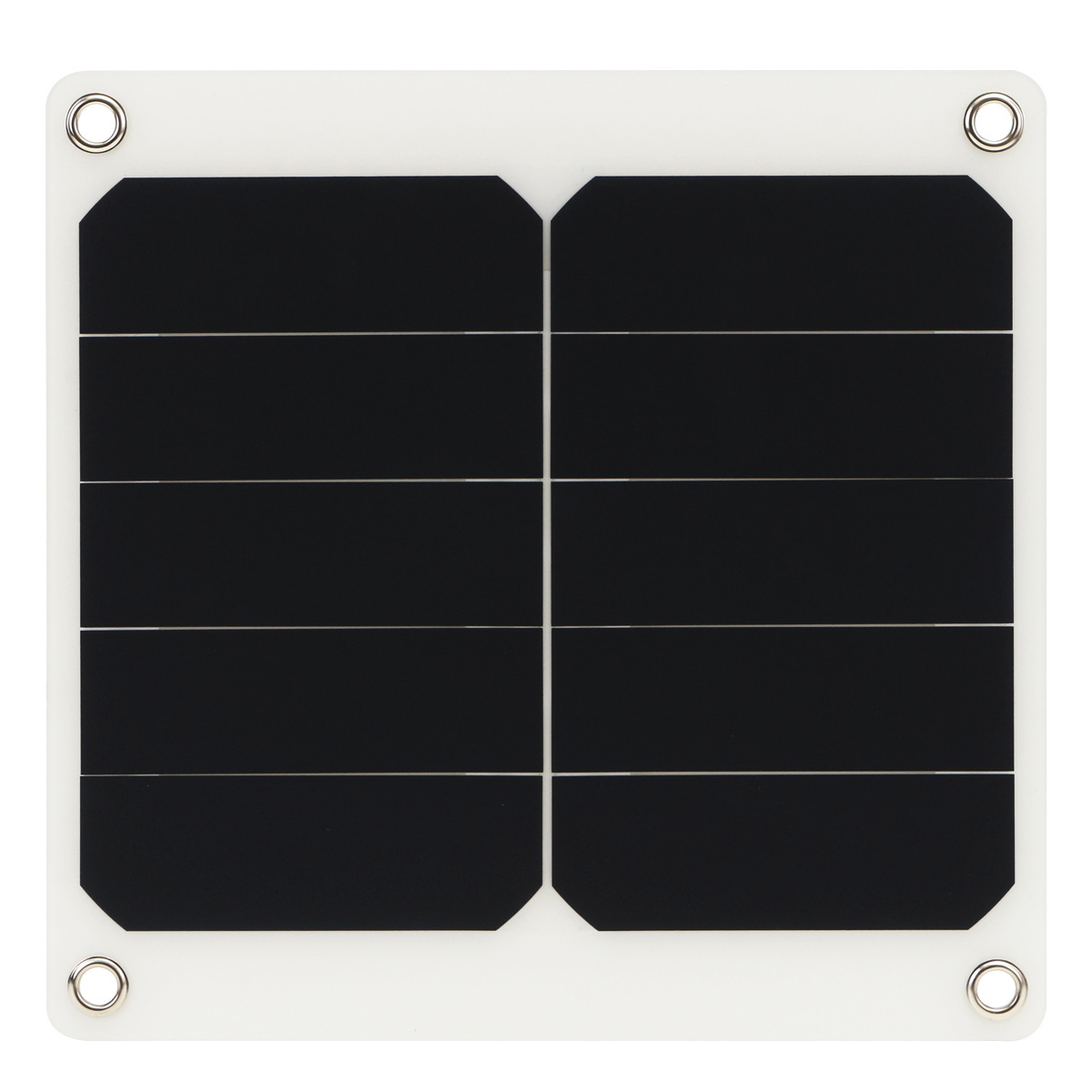 10W 5V Sun Power Waterproof Solar Panel With USB Ports For Outdooors Home Cooling Ventilation 1