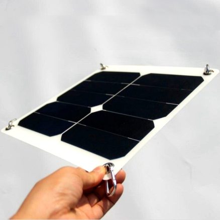 10W 5V Sun Power Waterproof Solar Panel With USB Ports For Outdooors Home Cooling Ventilation 5