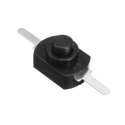 Excellway?® 10Pcs 1A 30V DC 250V Black Latching On Off Mini Push Button Switch 3