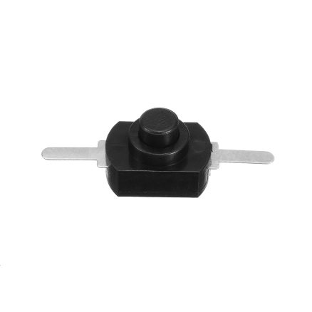 Excellway?® 10Pcs 1A 30V DC 250V Black Latching On Off Mini Push Button Switch 4