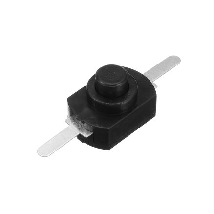 Excellway?® 10Pcs 1A 30V DC 250V Black Latching On Off Mini Push Button Switch 5