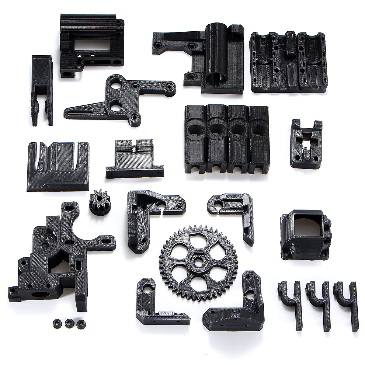Black ABS Filament Black 3D Printed Accessories Parts DIY Kit For RepRap Prusa i3 3D Printer 1