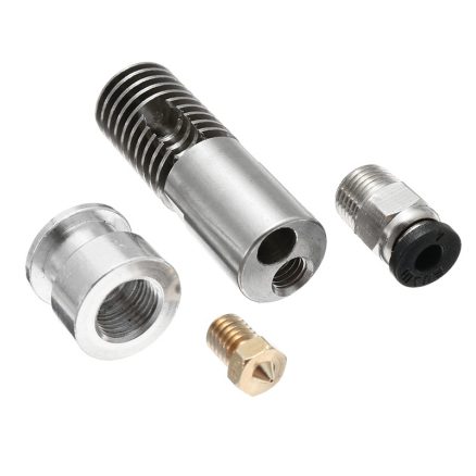1.75mm Long/Short Distance Stainless M4 B3 Heating Extruder Nozzle Head For 3D Printer 5