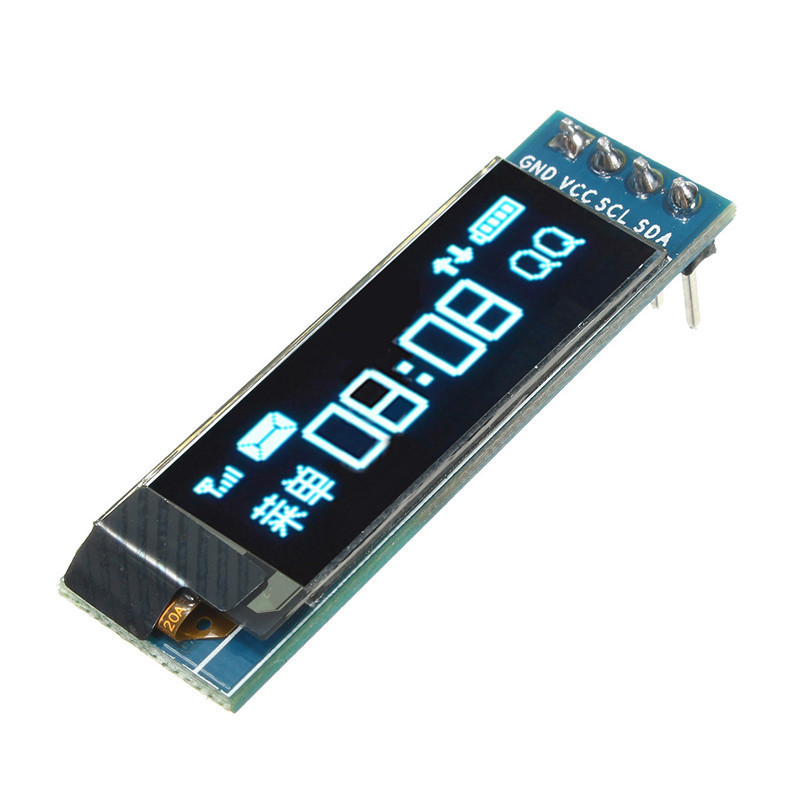 2Pcs Geekcreit 0.91 Inch 128x32 IIC I2C Blue OLED LCD Display DIY Oled Module SSD1306 Driver IC 2 2Pcs Geekcreit 0.91 Inch 128x32 IIC I2C Blue OLED LCD Display DIY Oled Module SSD1306 Driver IC - Image 2