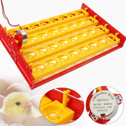 32 Position Incubator Turning Tray With a PCB Turning Motor For Eggs Quail Poultry 6