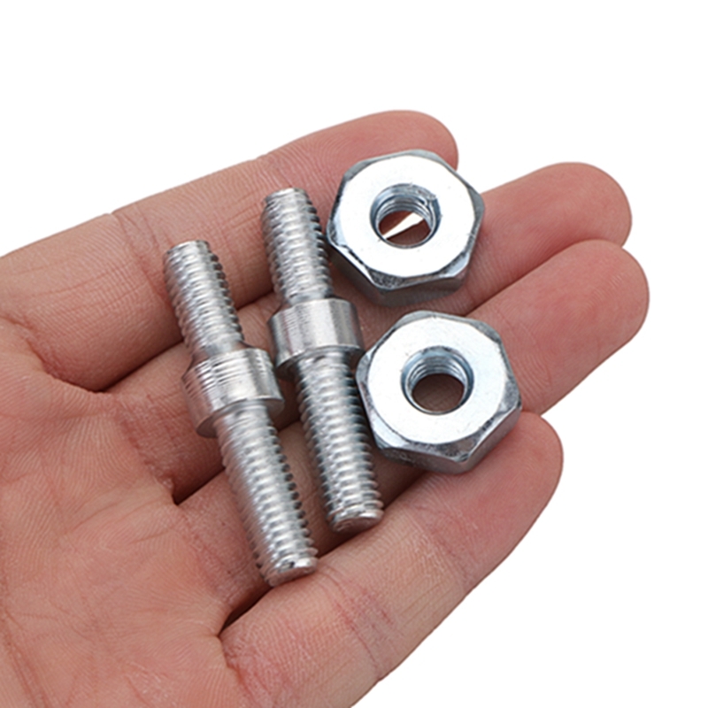 M7 Double Threaded Screw Studs with Hard Steel Hex Nuts for Stihl Chain Saw 5 M7 Double Threaded Screw Studs with Hard Steel Hex Nuts for Stihl Chain Saw - Image 5