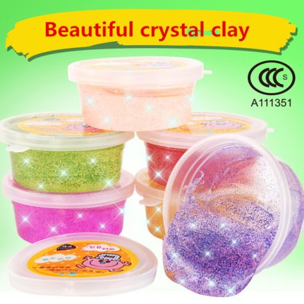 24PCS Colorful Crystal Mud Non Toxic Slime Mud Toys Pinata Luminous Ramen Soil DIY Environmental Toy 5