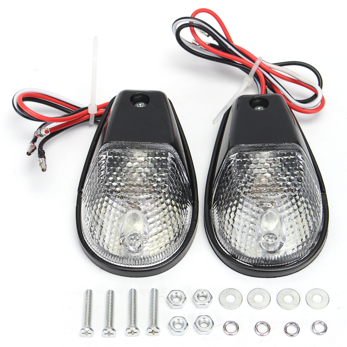 Motorcycle Turn Signals Amber Flush Mount Light For Kawasaki Ninja EX 250 250R 2 Motorcycle Turn Signals Amber Flush Mount Light For Kawasaki Ninja EX 250 250R - Image 2