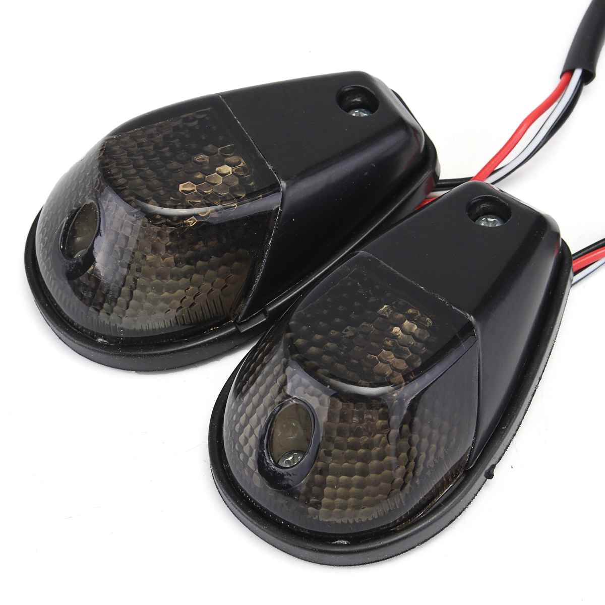 Motorcycle Turn Signals Amber Flush Mount Light For Kawasaki Ninja EX 250 250R 4 Motorcycle Turn Signals Amber Flush Mount Light For Kawasaki Ninja EX 250 250R - Image 4