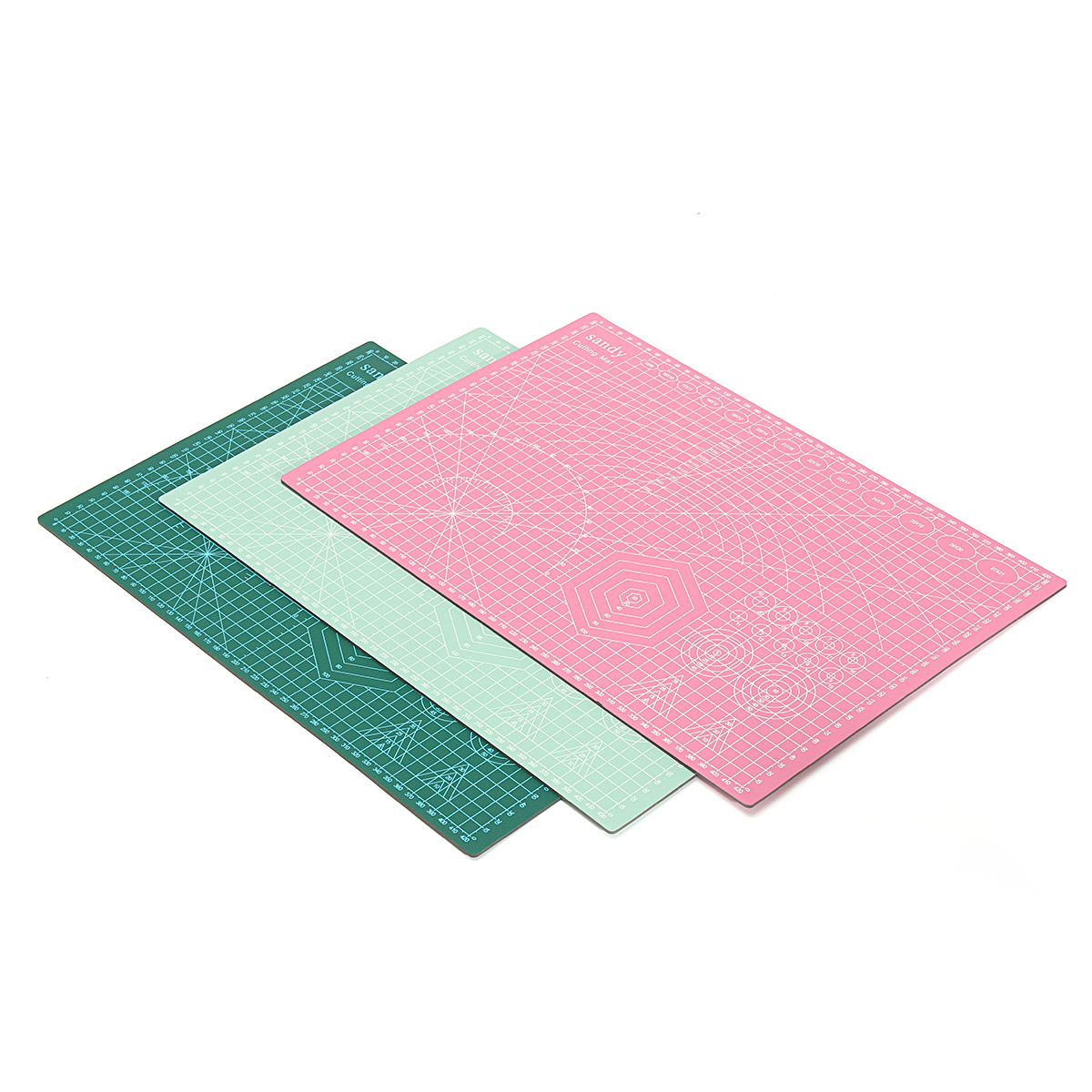 Suleve?„? CM01 A3 PVC Cutting Mat Eco Self Healing Colorful for Craft DIY 450x300x2.5mm 2