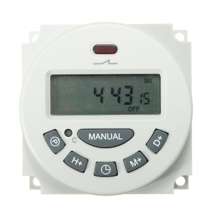 Excellway?® L701 12V/110V/220V LCD Digital Programmable Control Power Timer Switch Time Relay 1