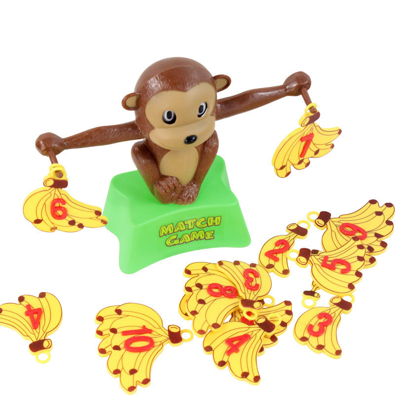 Monkey Math Balancing Scale Number Balance Game Children Educational Toy To Learn Add And Subtract 2