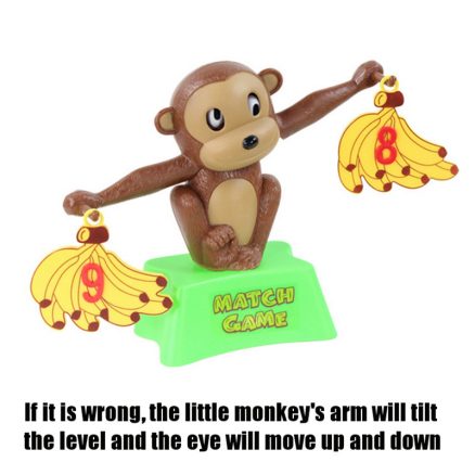 Monkey Math Balancing Scale Number Balance Game Children Educational Toy To Learn Add And Subtract 3