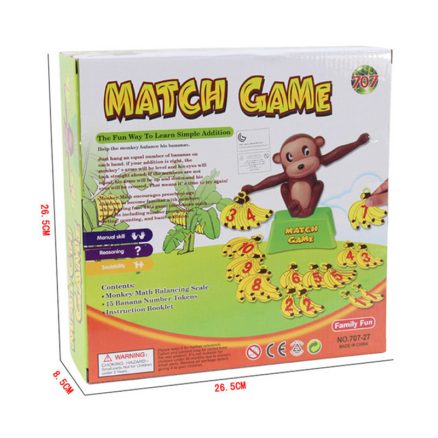 Monkey Math Balancing Scale Number Balance Game Children Educational Toy To Learn Add And Subtract 6