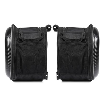 58L Motorcycle Saddlebags Rear Seat Luggage Large Capacity Multi-use Expandable 5
