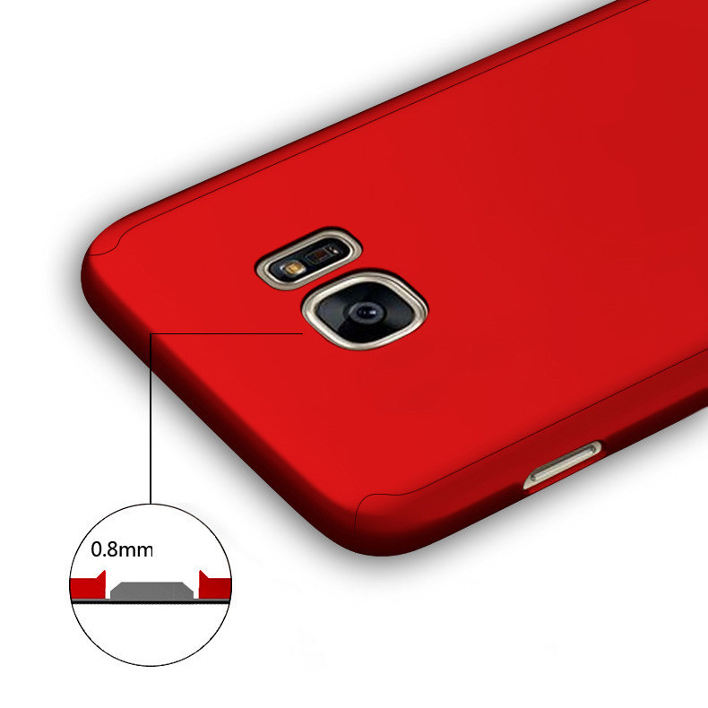 Bakeey?„? 360 Degree Full Body Protection Case With Tempered Glass for Samsung Galaxy A3 A5 A7 2017 4 Bakeey?„? 360 Degree Full Body Protection Case With Tempered Glass for Samsung Galaxy A3 A5 A7 2017 - Image 4