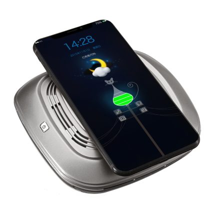 C25 Car Fresh Air Purifier Qi Wireless/ Wired Phone Charger Oxygen Ionic Bar PM2.5 7