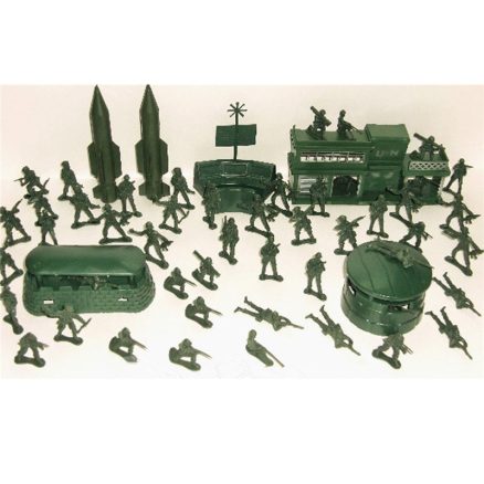 56PCS 5CM Military Soldiers Set Kit Figures Accessories Model For Kids Children Christmas Gift Toys 4