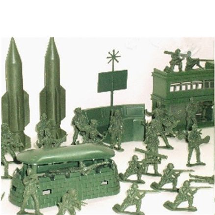 56PCS 5CM Military Soldiers Set Kit Figures Accessories Model For Kids Children Christmas Gift Toys 6