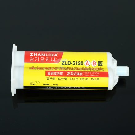 50ml AB Glue Quick Drying Transparent Epoxy Sealant Strong Adhesive for Plastic Ceramic Wood Stone 3