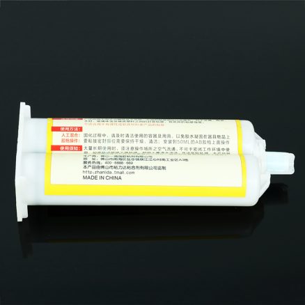 50ml AB Glue Quick Drying Transparent Epoxy Sealant Strong Adhesive for Plastic Ceramic Wood Stone 4