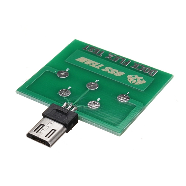 Micro USB 5-Pin PCB Test Board Module For Android Battery Dock Flex Test Power Charging 2