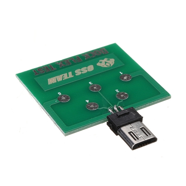 Micro USB 5-Pin PCB Test Board Module For Android Battery Dock Flex Test Power Charging 2 Micro USB 5-Pin PCB Test Board Module For Android Battery Dock Flex Test Power Charging - Image 2