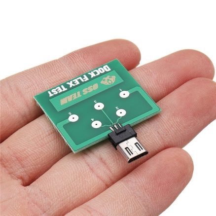 Micro USB 5-Pin PCB Test Board Module For Android Battery Dock Flex Test Power Charging 7