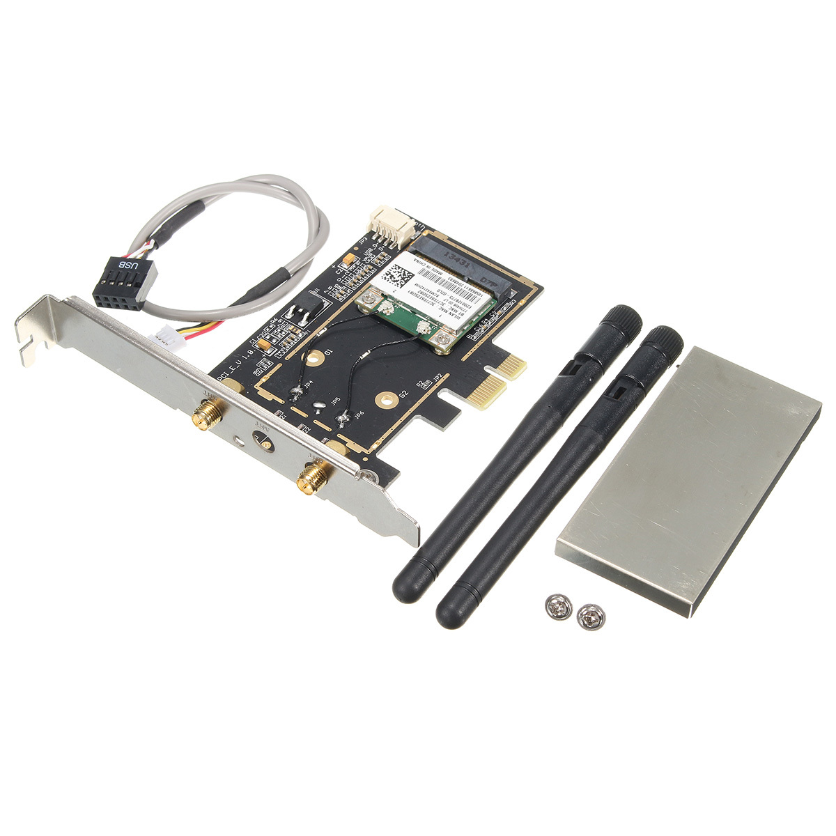 Desktop 300Mbps Wireless Card Network Adapter bluetooth 4.0 With Data Lines 3 Desktop 300Mbps Wireless Card Network Adapter bluetooth 4.0 With Data Lines - Image 3