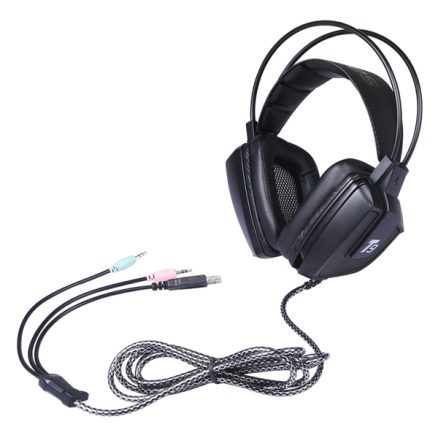 T9 50mm Driver LED Flashing Vibration Gaming Headphone Headset With Mic for Phone PC Computer 5