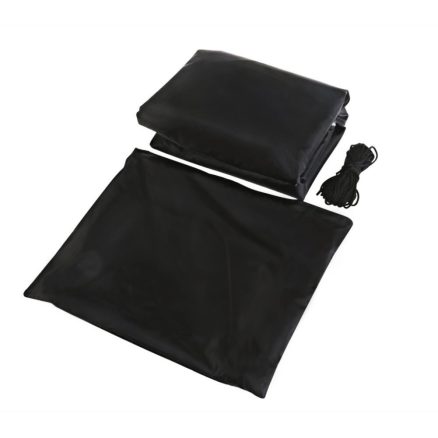Patio Protective Furniture Cover Black Rectangular Extra Large Waterproof Dustproof Folding Cover 6