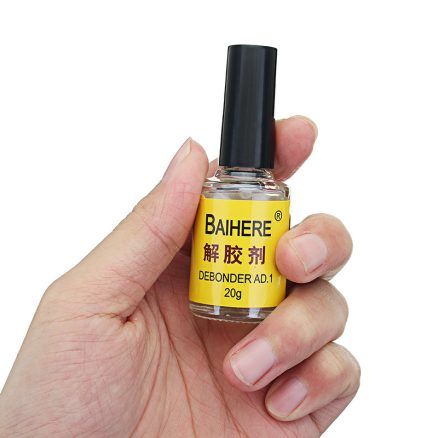 BAIHERE 20g Glue Debonder Remover Dispergator Cleaner for Instant Adhesive 502 Super Glue Nail Glue 5