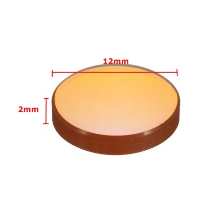 12mm Dia ZnSe Focus Lens for CO2 Laser Engraver/Cutter Cutting Machine FL 50.8mm/2" 3