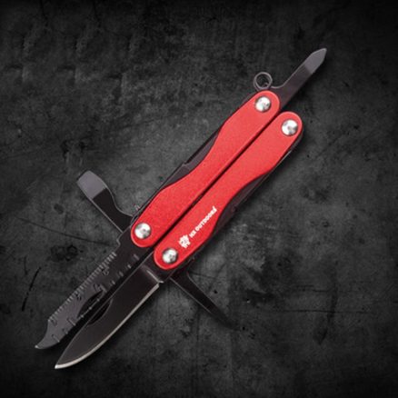 HX OUTDOORS GQ-01A 6 In 1 Mini EDC Scissors MultiFunction Combination Tool Survival Army Knives 3