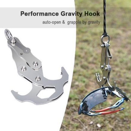 Snap Version of Outdoor Climbing Multi-functional Climbing Hook Gravity Stainless Steel 4