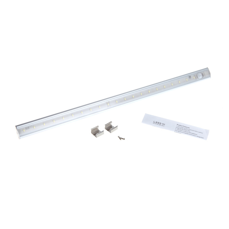 50CM Battery Powered SMD3528 Pure White Warm White PIR Motion Sensor LED Rigid Light for Home 2 50CM Battery Powered SMD3528 Pure White Warm White PIR Motion Sensor LED Rigid Light for Home - Image 2