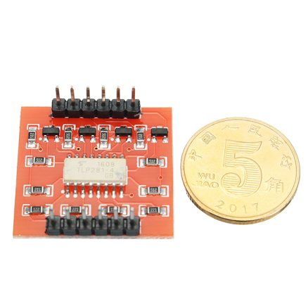 5Pcs A87 4 Channel Optocoupler Isolation Module High And Low Level Expansion Board Geekcreit for Arduino - products that work with official Arduino bo 7